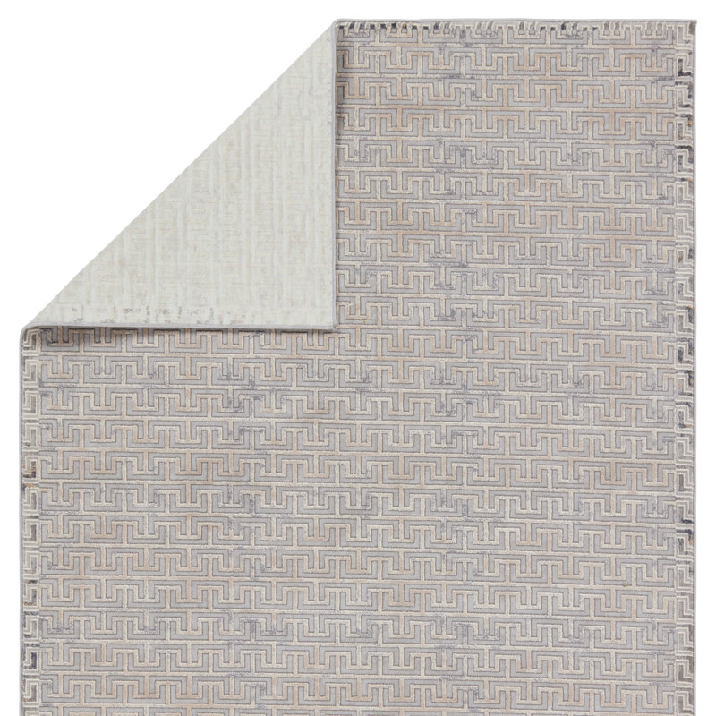 Geometric Indoor Rug, Rectangle 9'3" x 10'