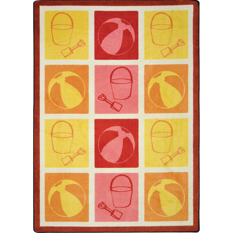 Tapis de plage Summer Solstice, Rectangle 5 pi 4 po x 7 pi 8 po