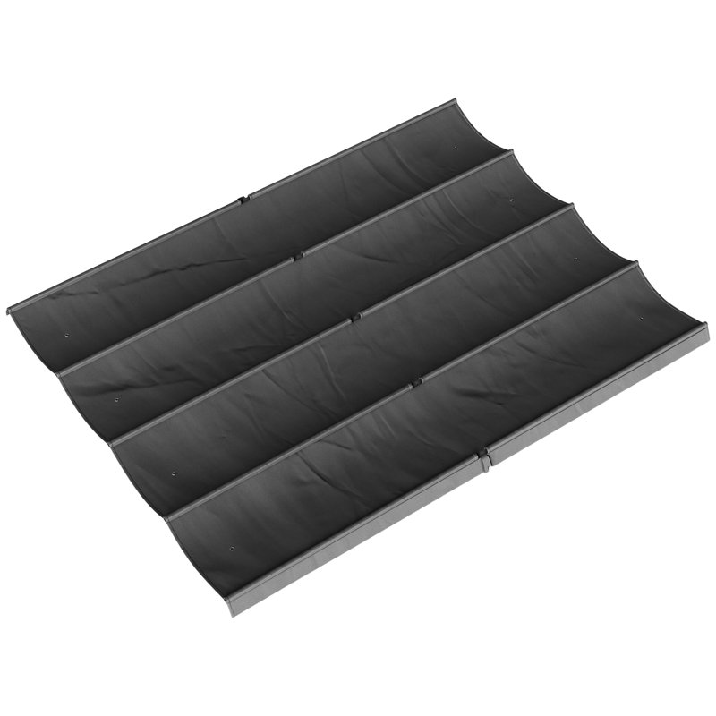 Outsunny Polyester Replacement Canopy for Pergola, Dark Grey