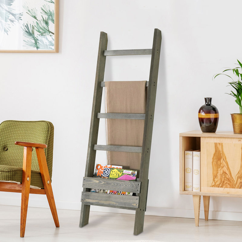 Solid Wood 5ft Blanket Ladder