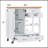 Versatile White Kitchen Island Cart with Walnut Wood Top, Rolling Storage Cabinet on Wheels, and Multiple Drawers