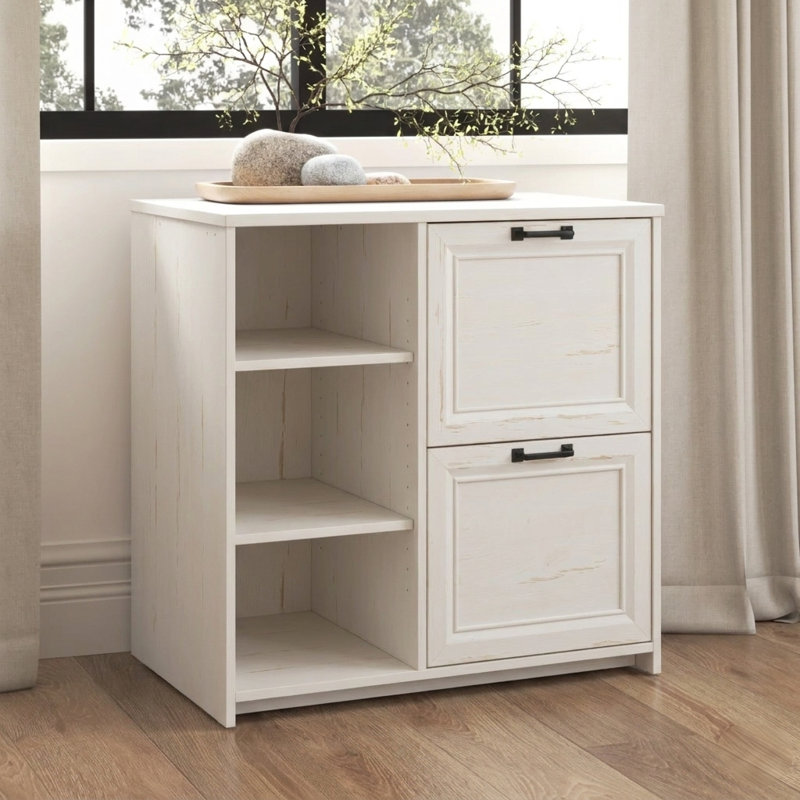 Hitchin 2-Drawer Lateral Filing Cabinet, Cream