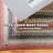 Cozell Braided Jute Non-Shedding Premium Red/Gold/Cream Rug-1812012626