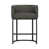 Dark Gray/Faux Leather/Black