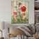 Red Barrel Studio® Red Poppies In The Flied On Wood Painting | Wayfair