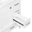 Meuble-lavabo 24,8 po avec lavabo en céramique-333572216