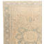 Tapis unique 9 pi 11 po x 13 pi 9 po des années 1940 Rose pâle / ivoire / bleu / taupe