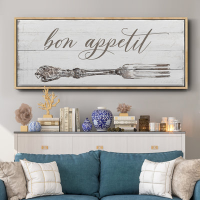 Bon appétit - Toile encadrée
