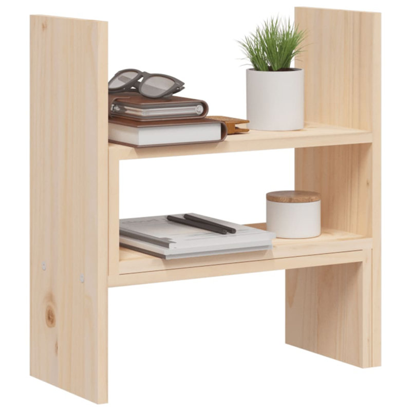Khaysen Wood Monitor Stand, Brown