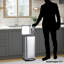 8 Gallon Pedal Trash Can, Stainless Steel Pedal Trash Can with Inner Bucket-88301647