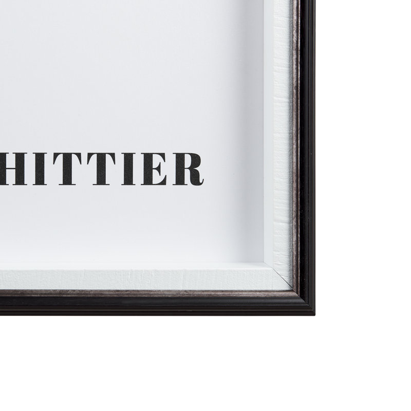 Don't Quit a Framed Art Print Matted under Glass, 42.0L x 2.5W x 62.0H