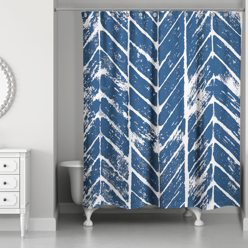 Carbajal Geometric Shower Curtain