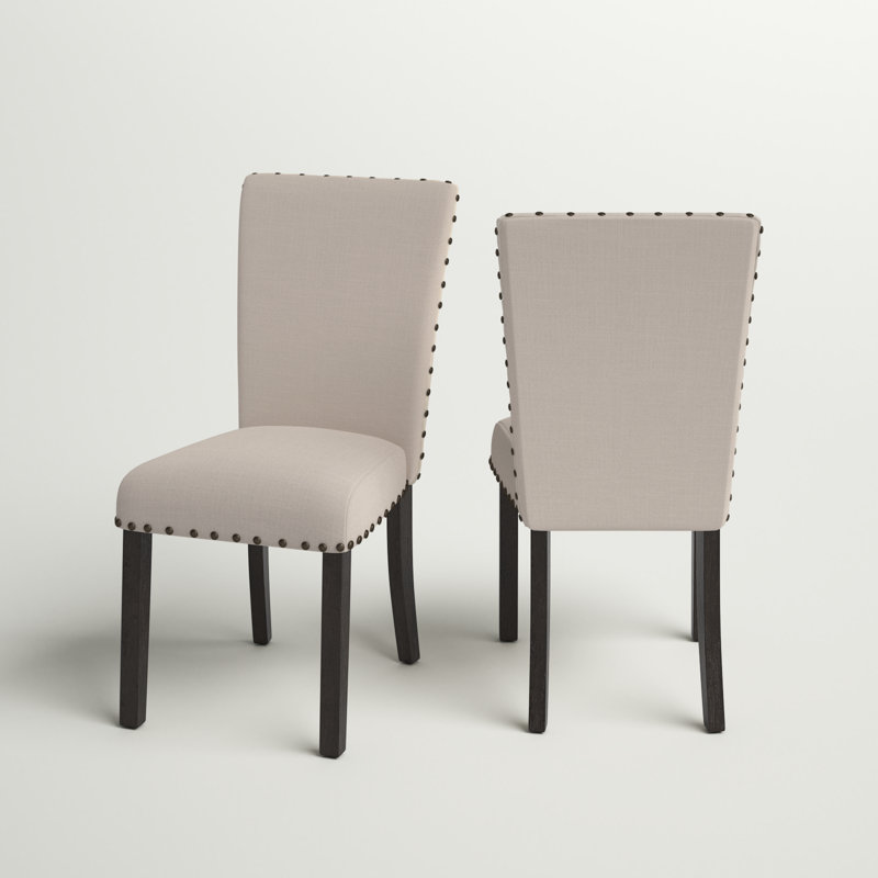 Chasteen 21'' H Linen Upholstered Side Chair