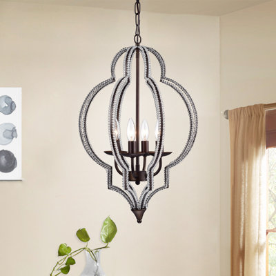 Luminaire suspendu sphère unique/à 4 lumières Ambrosius