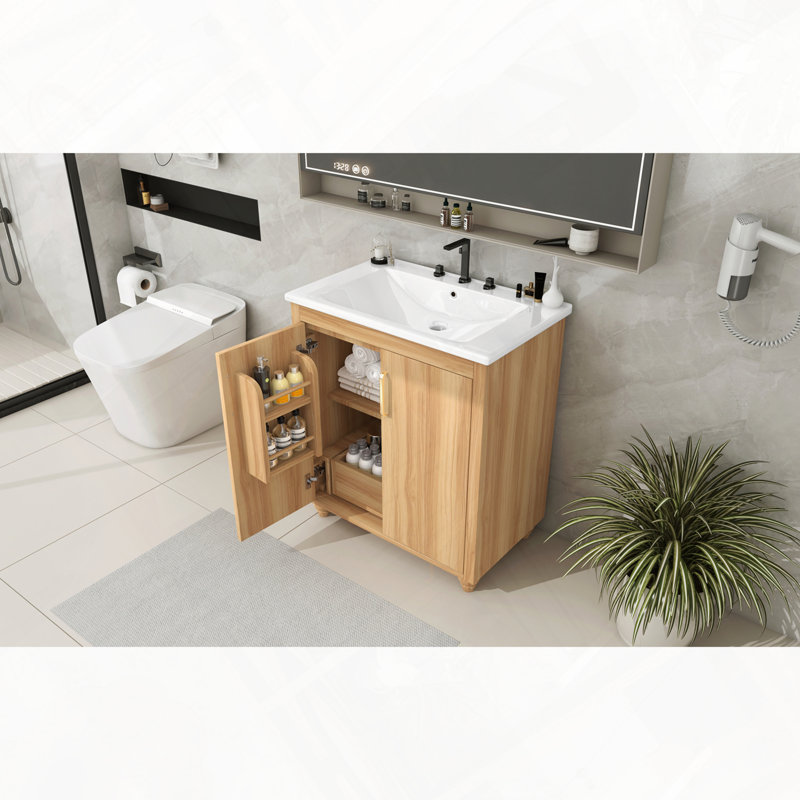 Meuble-lavabo pour salle de bain avec lavabo