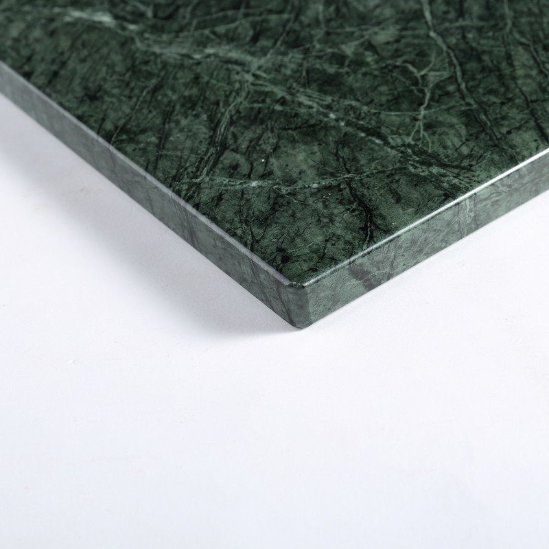 Koville Luxury Marble Granite Cutting Board for Kitchen,Rectangle, 12*8in, Indian Green