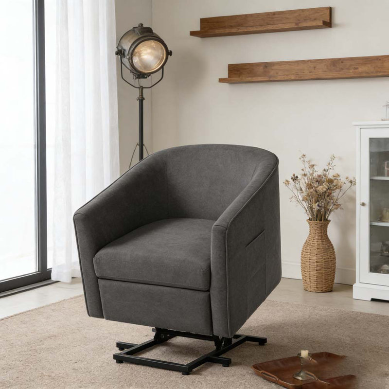 Fauteuil inclinable électrique Power Lift, Gris foncé