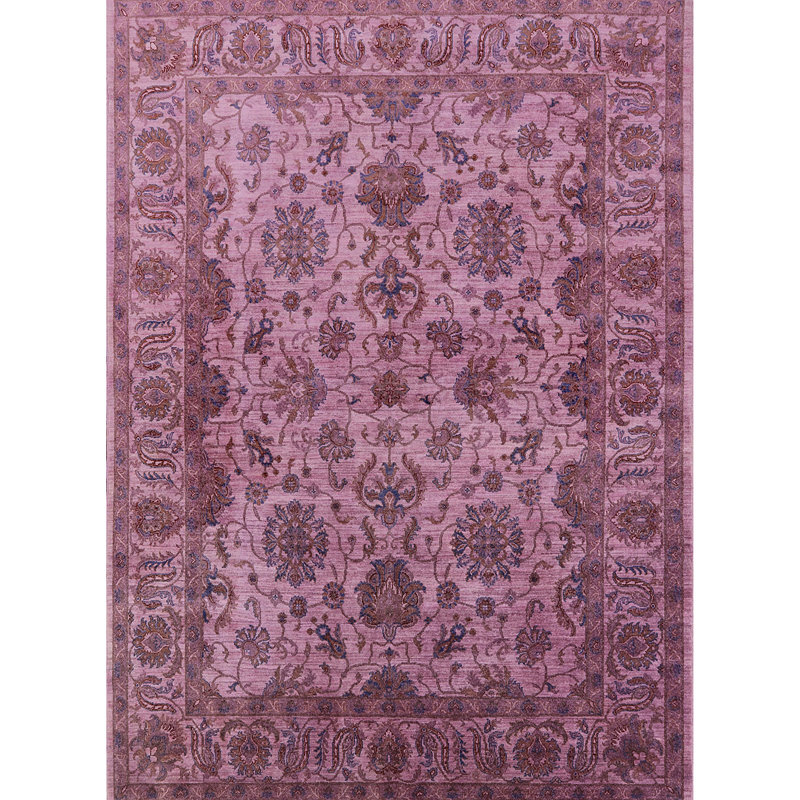 Tapis rose Rose, Carré 4 pi