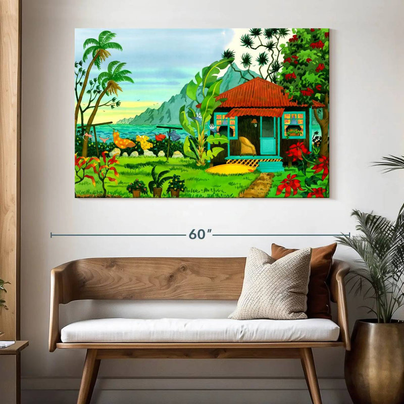 Gillard Island Getaway Home, H 34 po x l 51 po
