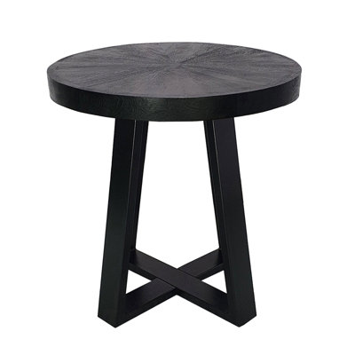 Table basse D23.5X24.5 ", noir