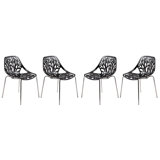 Octavien Modern Stackable Dining Chair – Lightweight, Sturdy, Stylish & Easy to Assemble