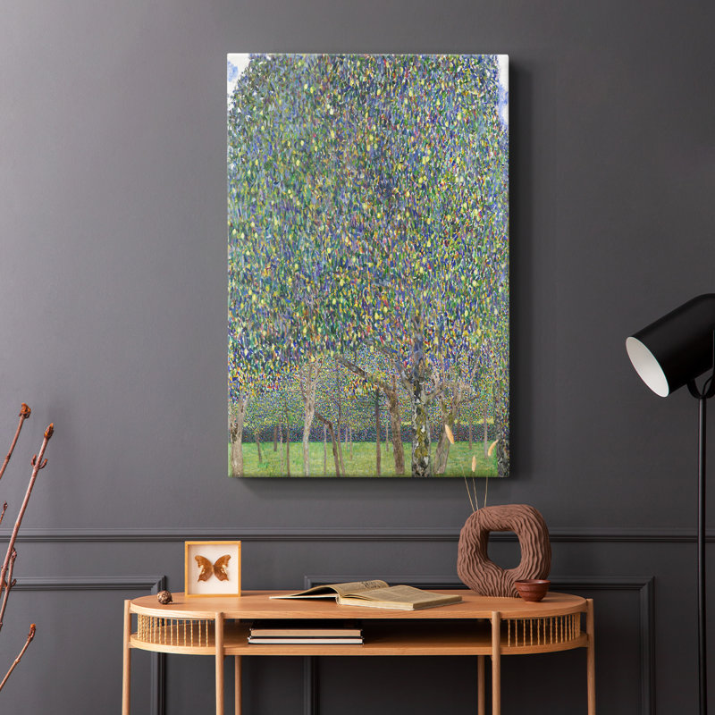Paysage rétro LV - galerie Cavas enveloppé, H 36 po x l 24 po