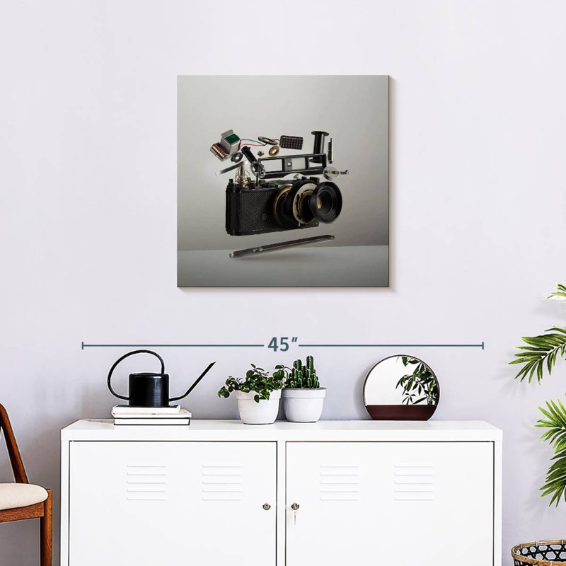 Senne Disassembled Analog Camera, 24" H x 24" W