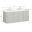 Haley 60 in. Double Sink Bathroom Vanity in Soft Sage with Top-1709446567