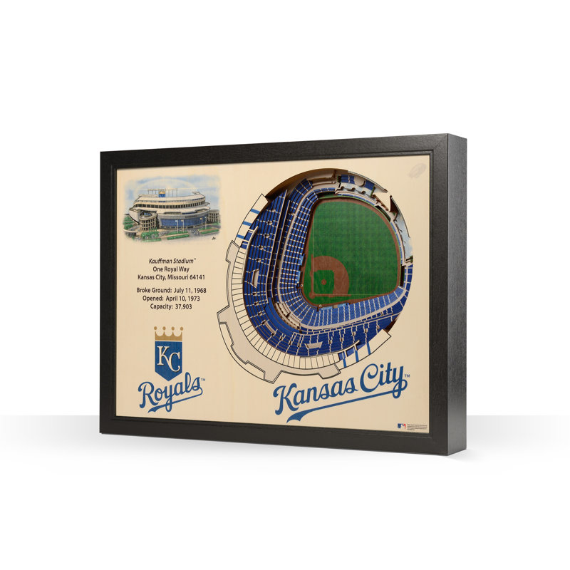 MLB 25-Layer StadiumViews 3D Wall Art, Kansas City Royals