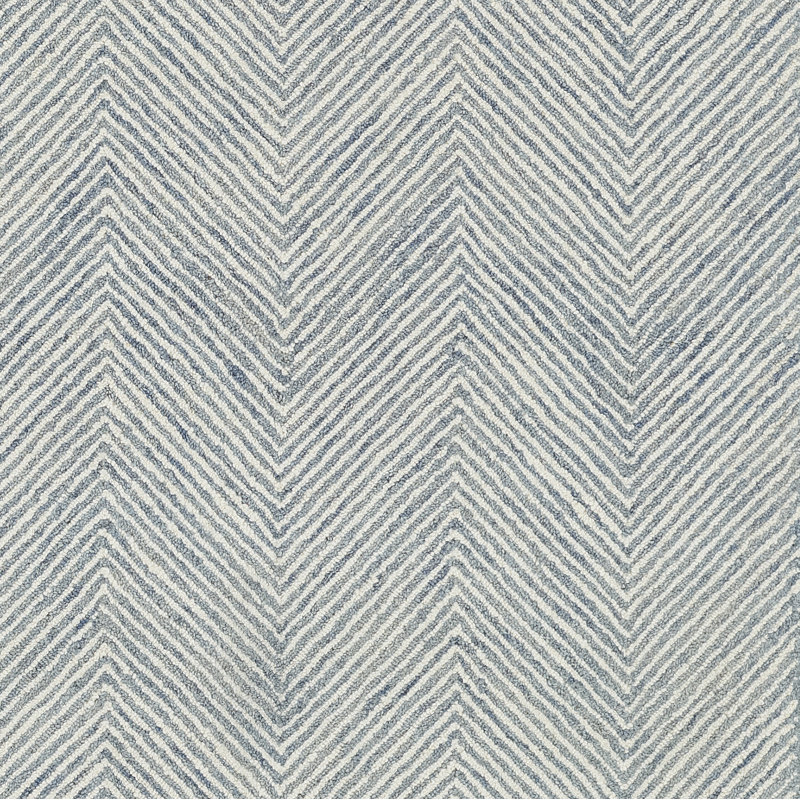 Wheaton Hand Tufted Wool Chevron Area Rug, Rectangle 8' x 10'