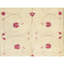 Hand-Knotted High-Quality Red and Ivory Area Rug