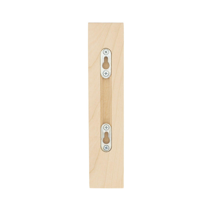 10" Unfinished Alder Traditional Plain Wood Bracket Corbel
