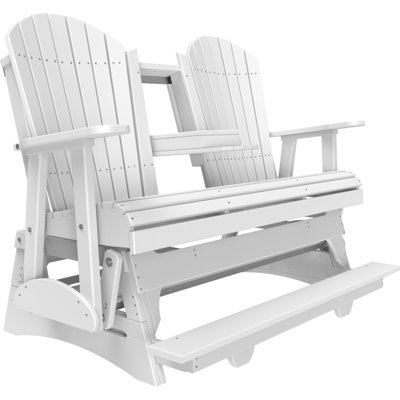 Banc d'extérieur coulissant en polywood