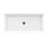 DreamLine SlimLine 36 inch D x 60 inch W x 2 3/4 inch H Single Threshold White Alcove Shower Base with 2 inch Oil Rubbed Bronze Center Round Drain-118322004-118322013