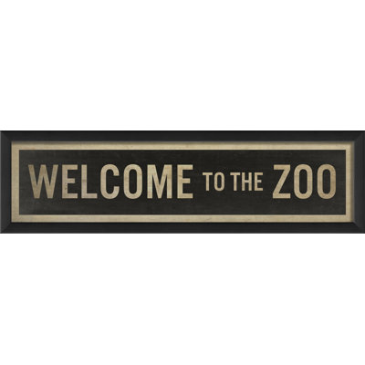 « welcome to the zoo », art textuel encadré