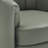 Modern Geniue Leather Swivel Barrel Chair-1219027506