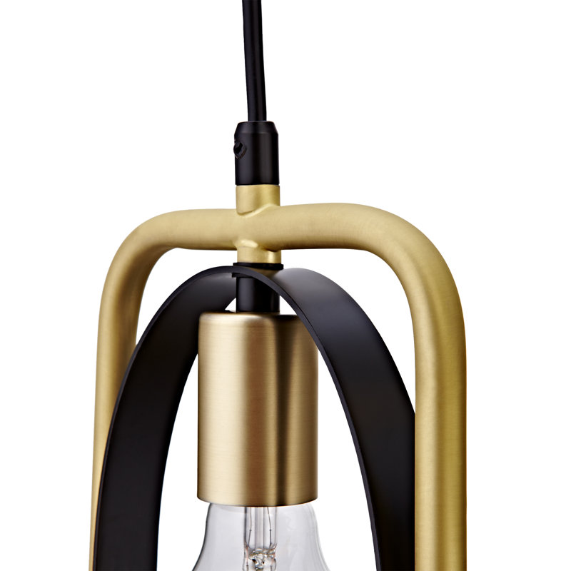 Luminaire suspendu géométrique 3 lumières grappe Huckaby