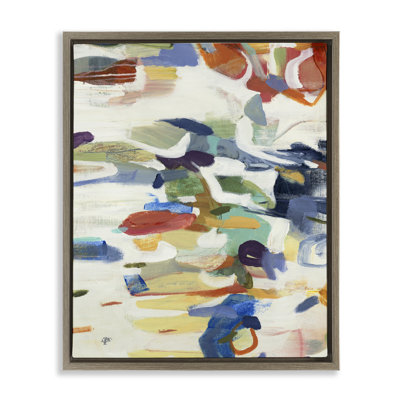 Cadre flottant à abstraction primaire, conception par Lisa Ridgers