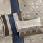 Très grand lit - Bleu marine avec 1 oreiller et édredon 2 oreillers assortis-117331880