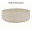 Table basse ronde 39,37 po