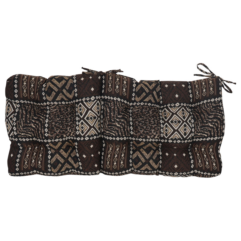 Tapestry Tufted Seat/Back Chair Cushion