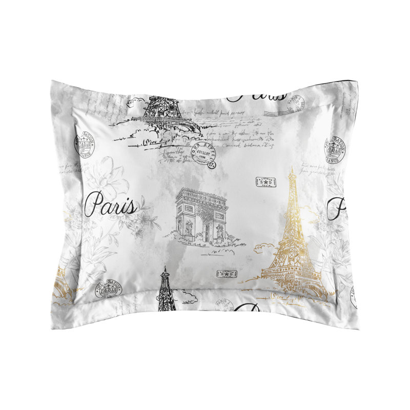 Queen White Microfiber Reversible Bed in a Bag Set