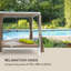 175 X 205cm Solid Wood Bed with Mattress