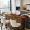 Chating Table  with Footrest,Bar Table,Dining Table,KitchenTable