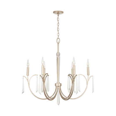 Gwyneth 6 - Light Dimmable Classic / Traditional Chandelier