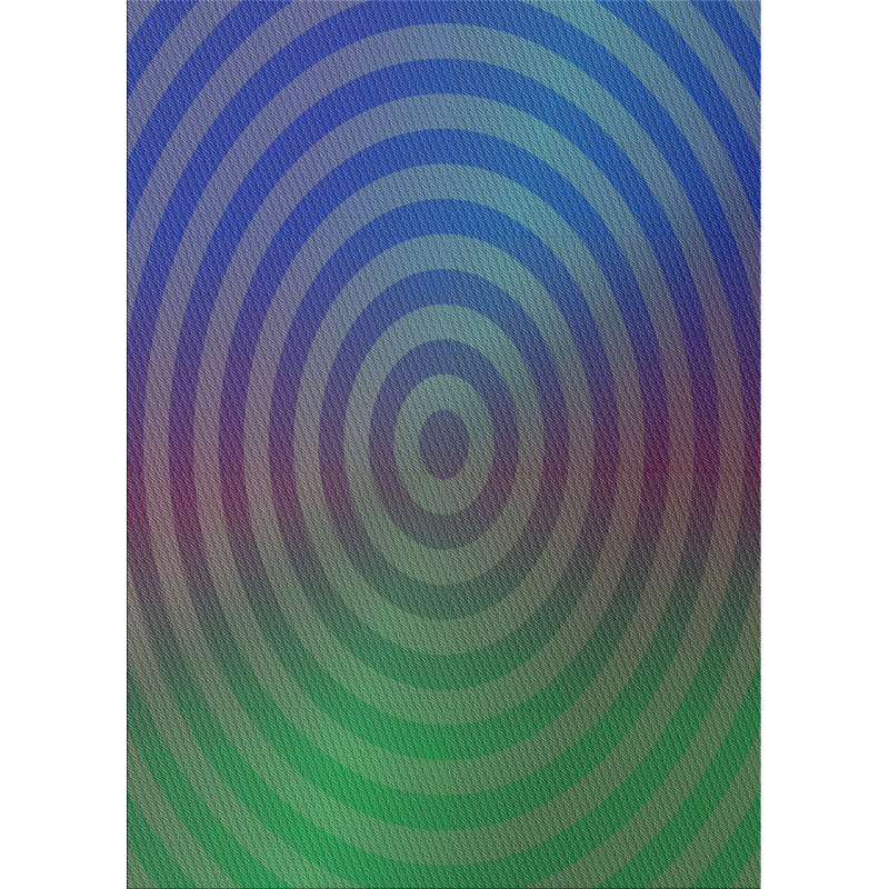 Tapis bleu en laine touffeté à la main MaKee