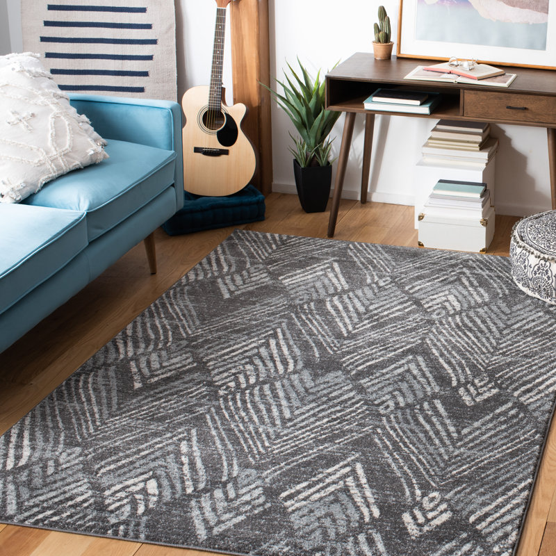 Tapis à chevrons Brynlea Performance, Rectangle 6 pi 7 po x 9 pi 2 po