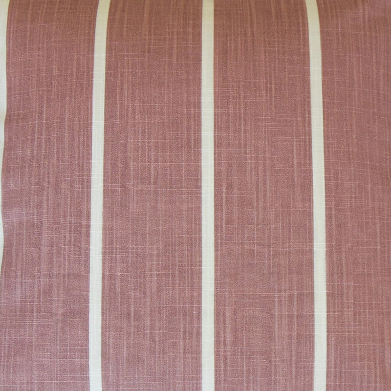 Simona Striped Cotton Reversible Throw Pillow, Height(22") x Width(22"), Brown