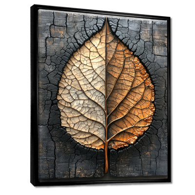 Art moderne sur toile, "Modern Modern Leaves"