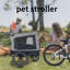 Remorque porte-vélo pliable pour l'extérieur